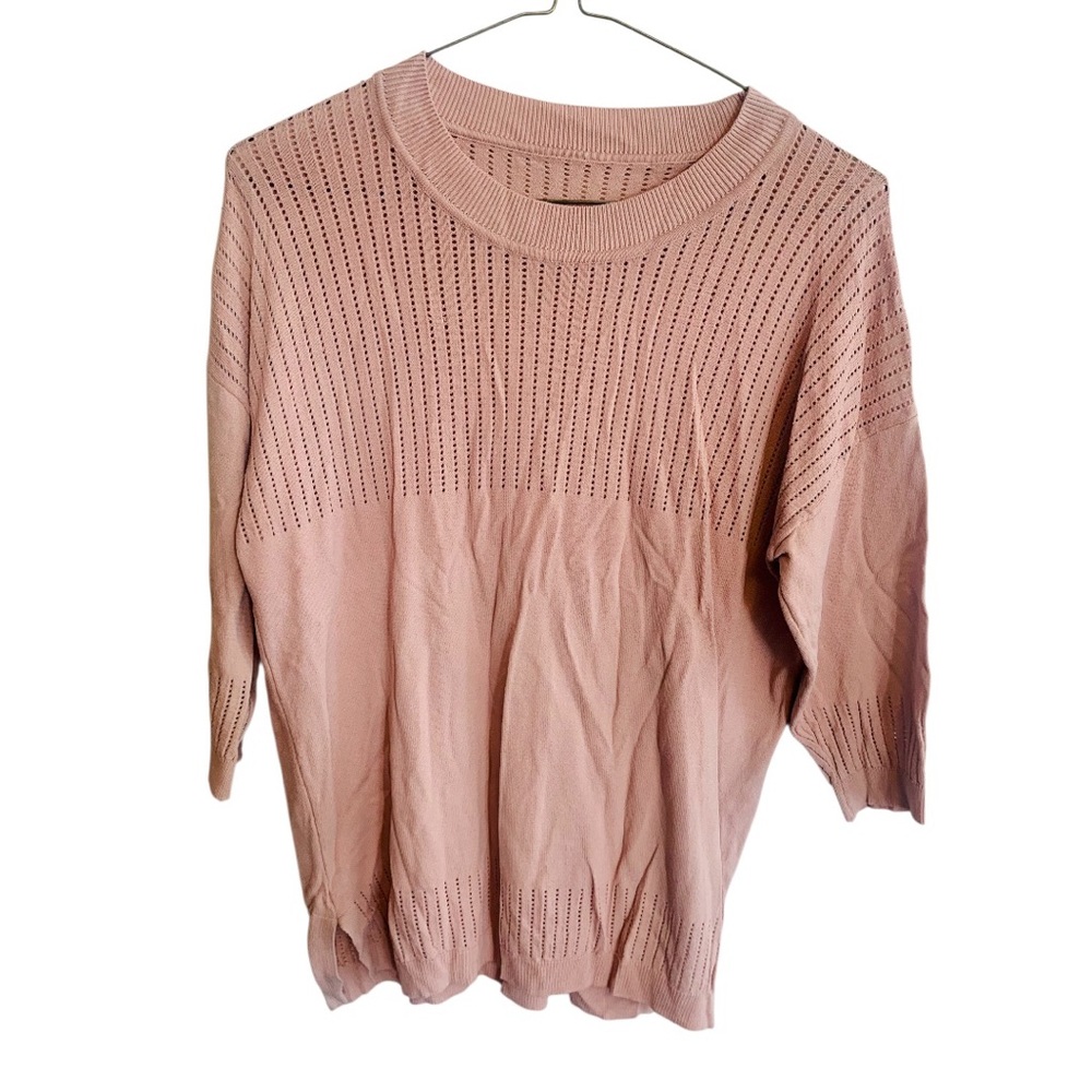 Source Unknown Pink Crew Neck Sweater